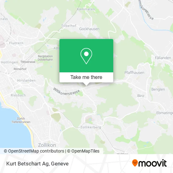 Kurt Betschart Ag map