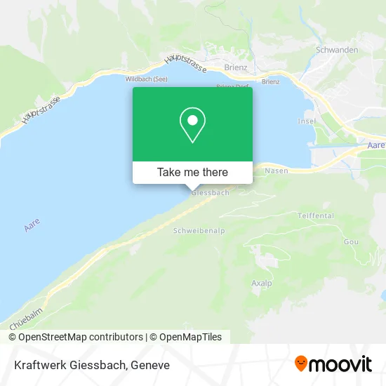 Kraftwerk Giessbach map