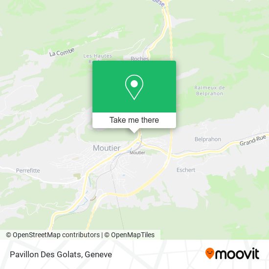 Pavillon Des Golats map
