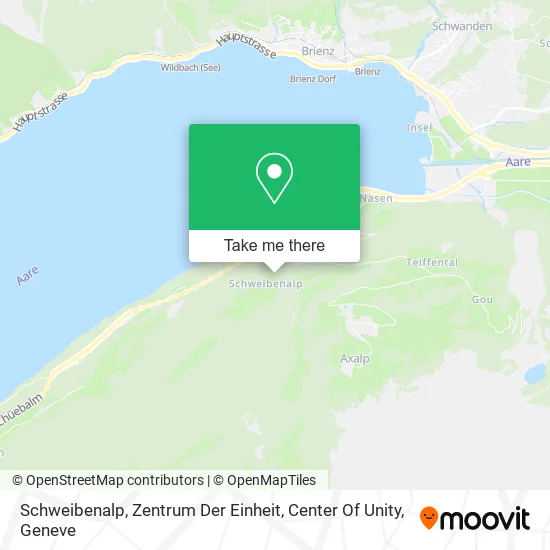 Schweibenalp, Zentrum Der Einheit, Center Of Unity map