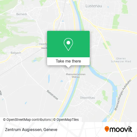 Zentrum Augiessen map