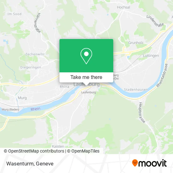 Wasenturm map