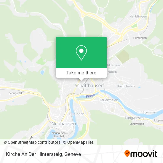 Kirche An Der Hintersteig map