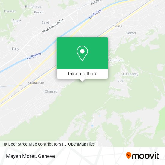 Mayen Moret map