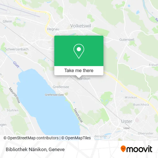 Bibliothek Nänikon map