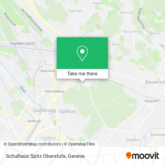 Schulhaus Spitz Oberstufe map