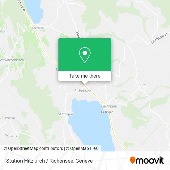 Station Hitzkirch / Richensee map