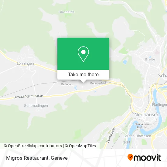 Migros Restaurant map