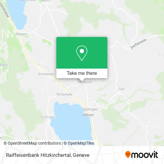 Raiffeisenbank Hitzkirchertal map
