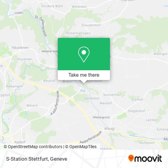 S-Station Stettfurt map