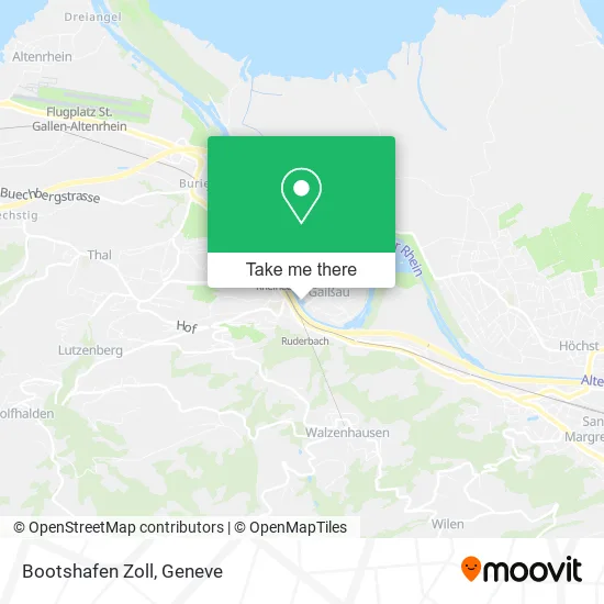 Bootshafen Zoll map