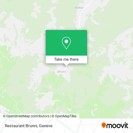 Restaurant Brunni map