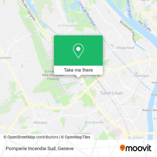 Pomperie Incendie Sud map