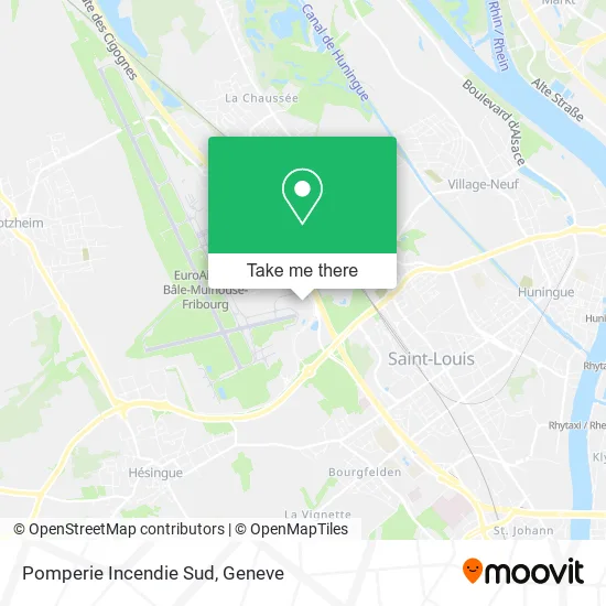 Pomperie Incendie Sud map