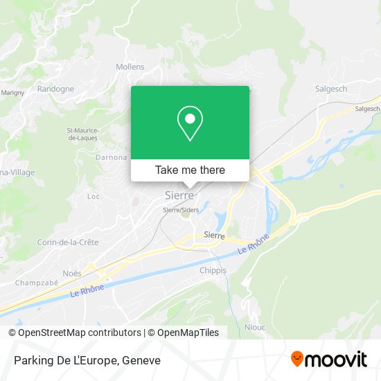 Parking De L'Europe map