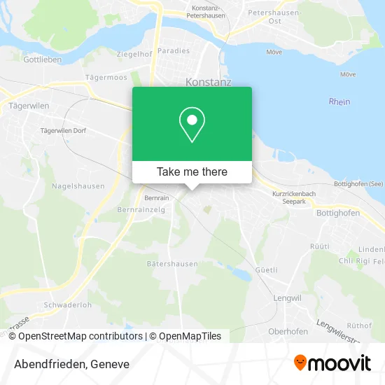 Abendfrieden map