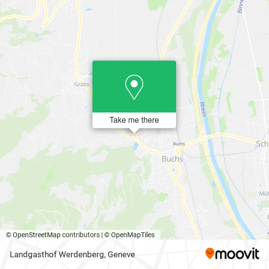 Landgasthof Werdenberg map