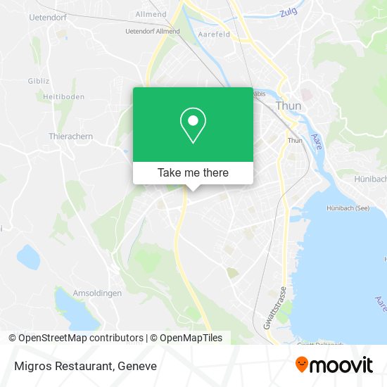 Migros Restaurant map