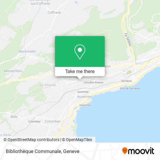 Bibliothèque Communale map