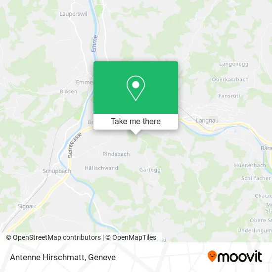 Antenne Hirschmatt map