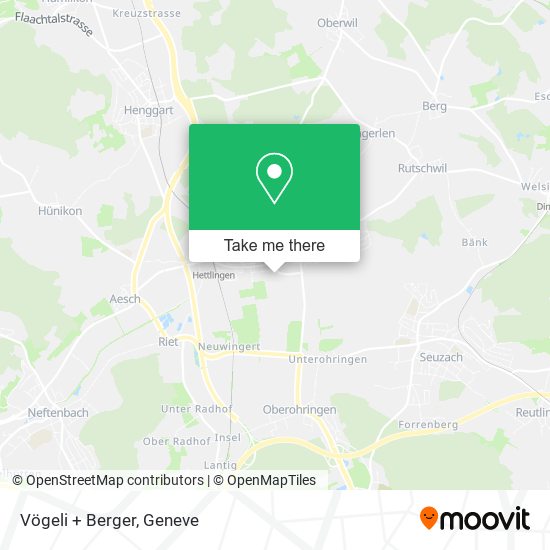 Vögeli + Berger map