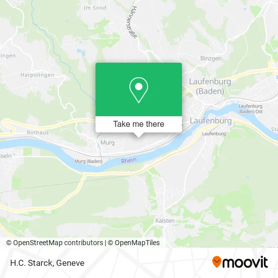 H.C. Starck map