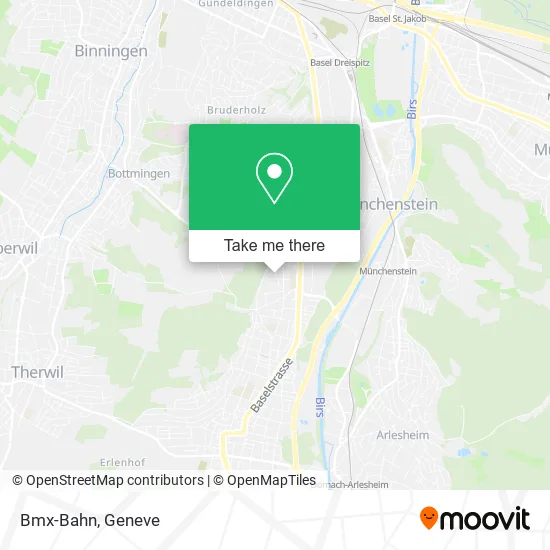 Bmx-Bahn map