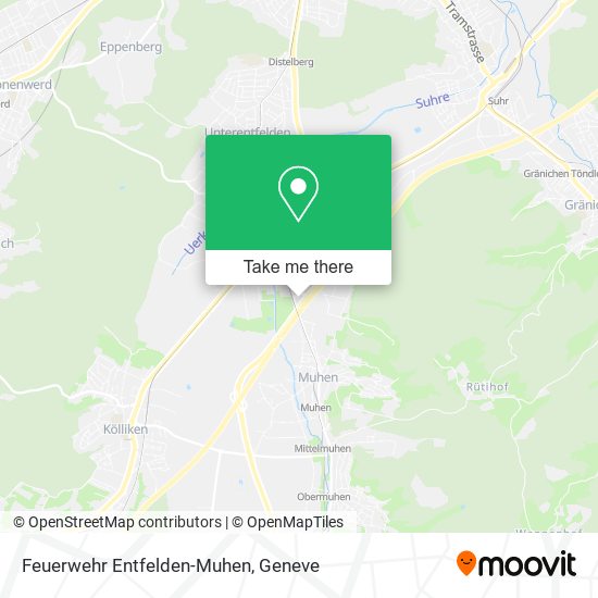 Feuerwehr Entfelden-Muhen map