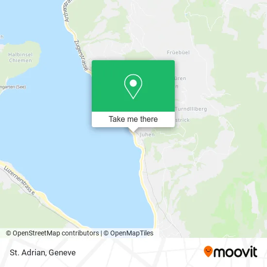 St. Adrian map
