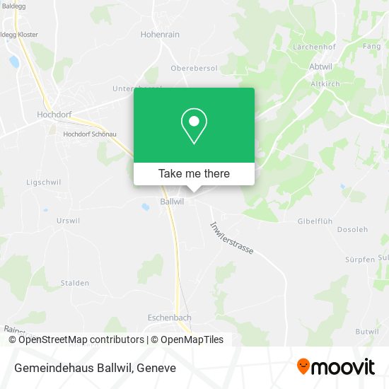 Gemeindehaus Ballwil map