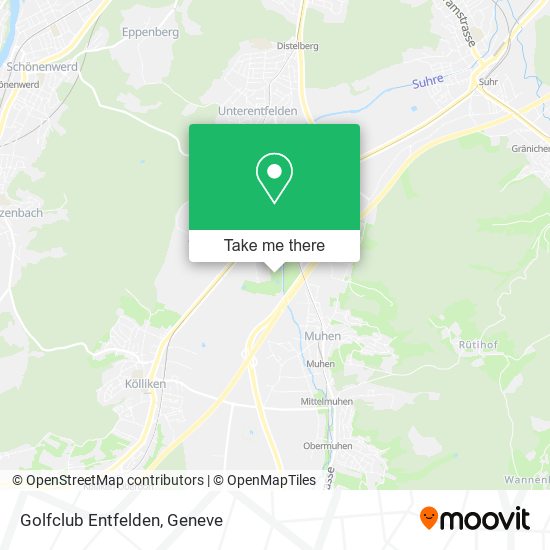 Golfclub Entfelden map