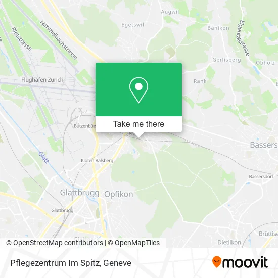 Pflegezentrum Im Spitz map