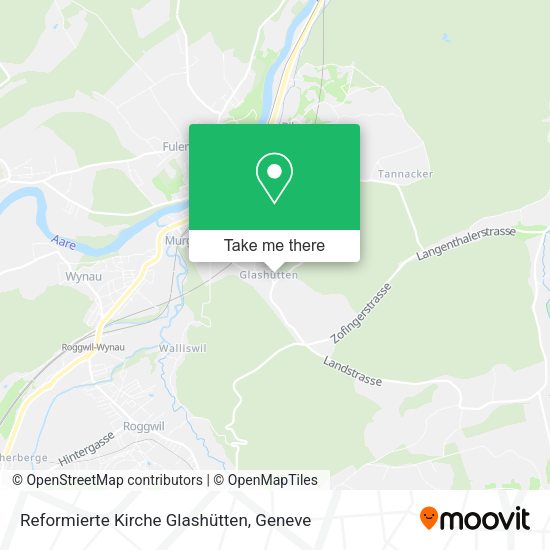 Reformierte Kirche Glashütten map