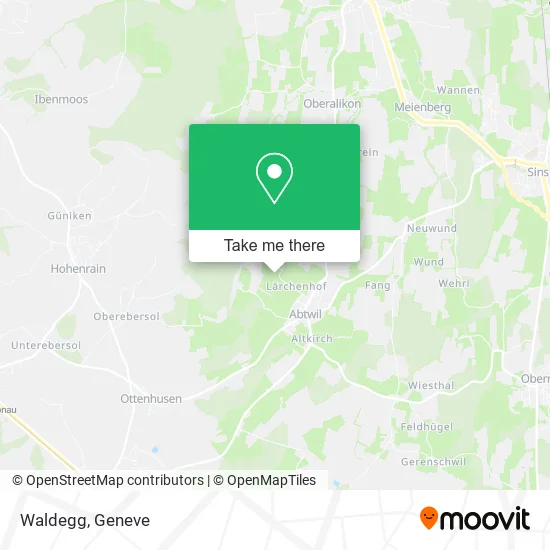 Waldegg map