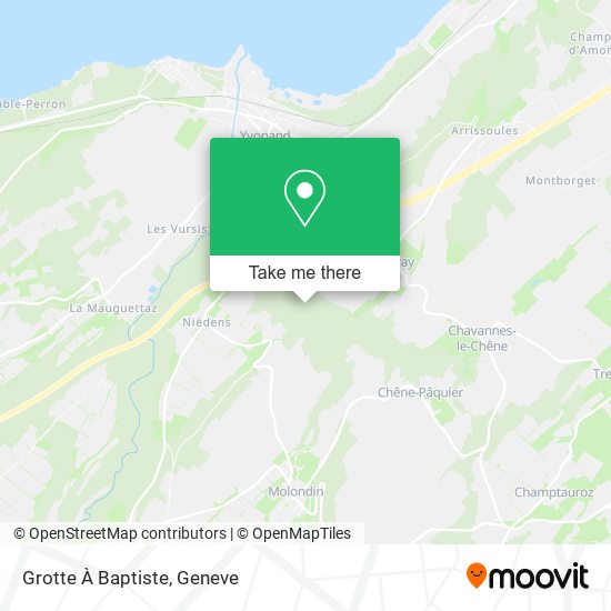 Grotte À Baptiste map