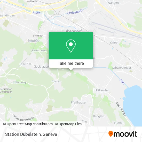 Station Dübelstein map