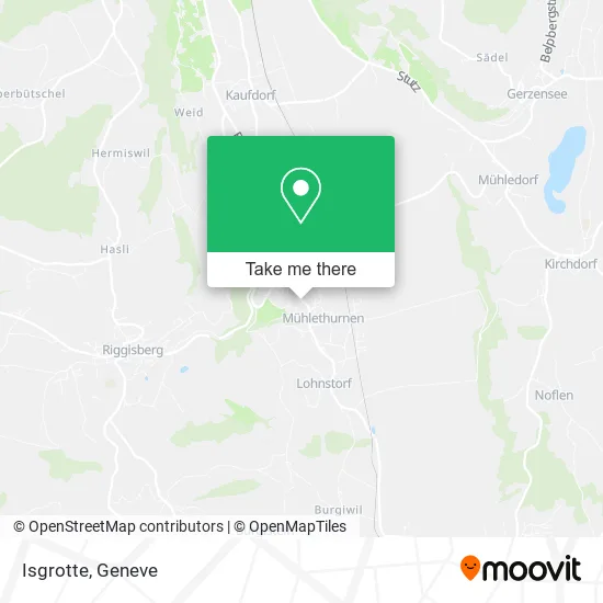 Isgrotte map