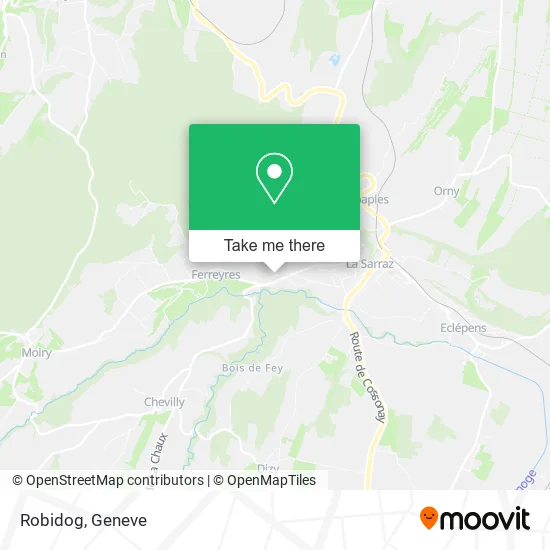 Robidog map