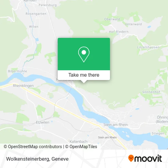 Wolkensteinerberg map