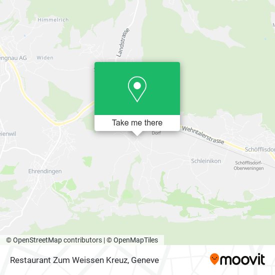 Restaurant Zum Weissen Kreuz map