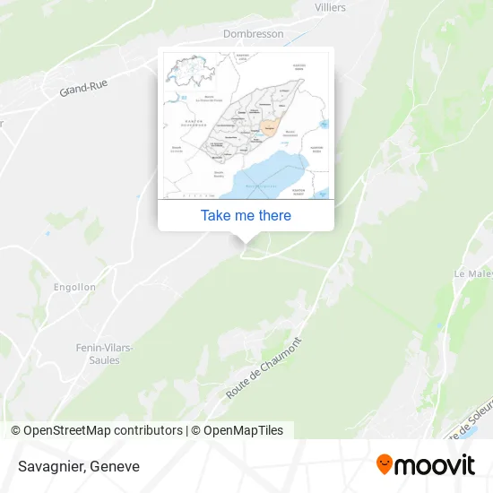 Savagnier map