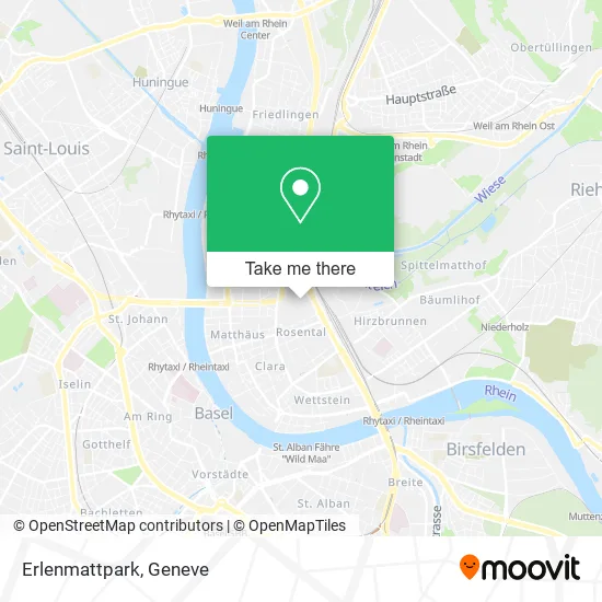 Erlenmattpark map