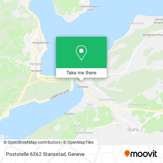 Poststelle 6362 Stansstad map