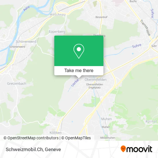 Schweizmobil.Ch map