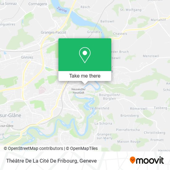 Théâtre De La Cité De Fribourg map