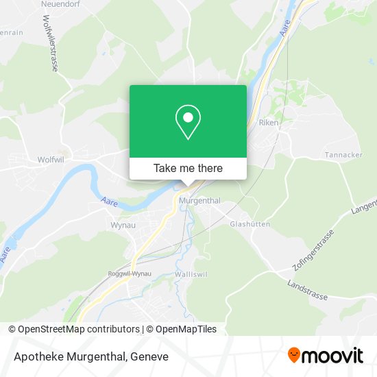 Apotheke Murgenthal map