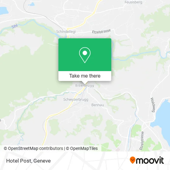 Hotel Post map