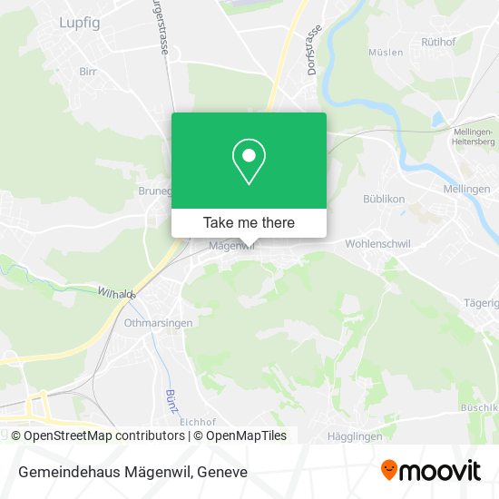 Gemeindehaus Mägenwil map