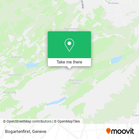 Bogartenfirst map