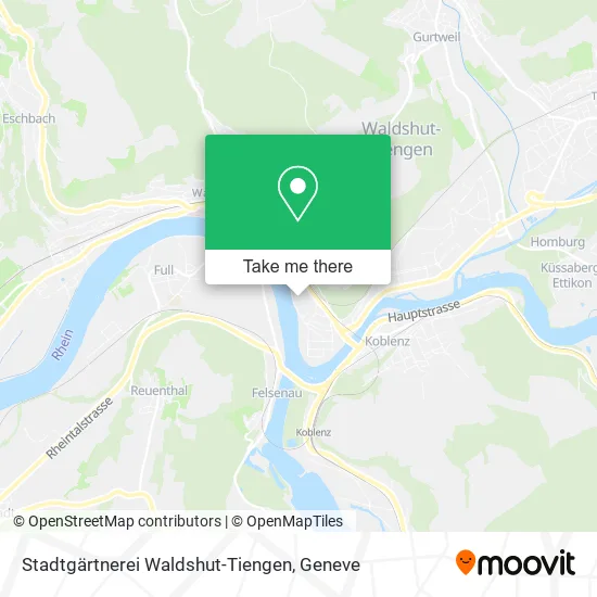 Stadtgärtnerei Waldshut-Tiengen map